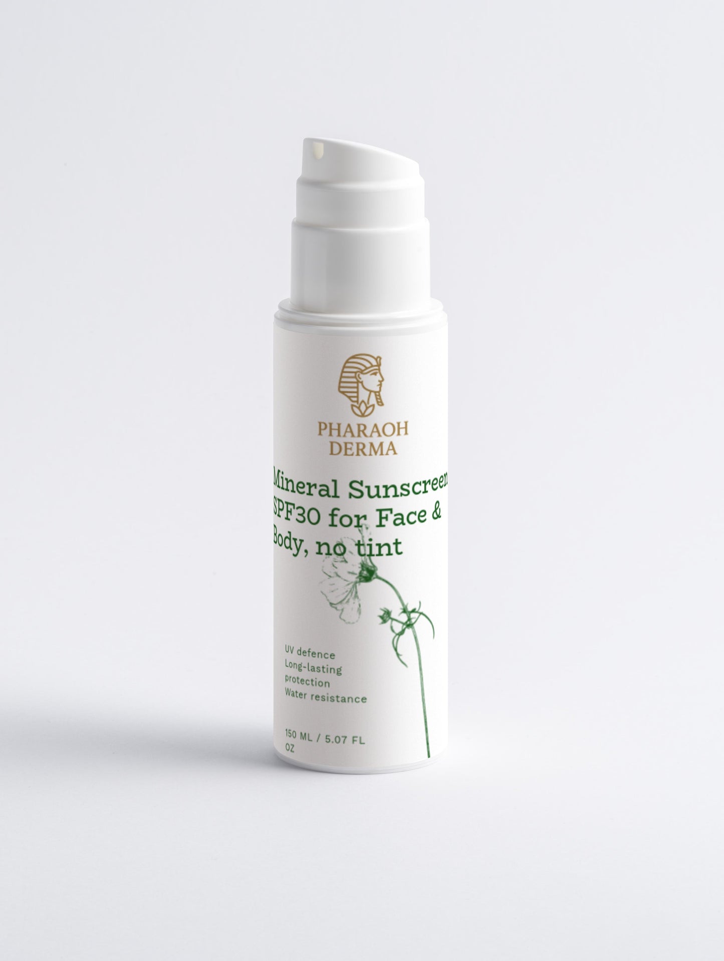 Mineral Sunscreen SPF30 for Face & Body, no tint