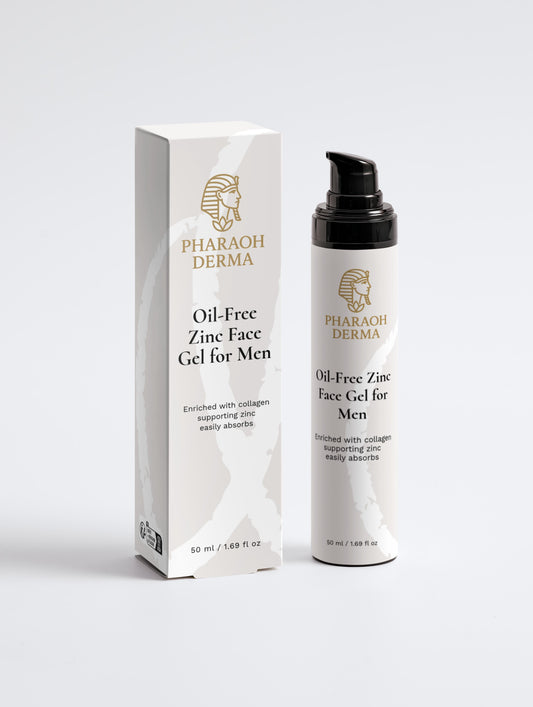 Oil-Free Zinc Face Gel for Men